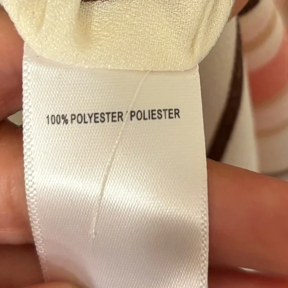 Gabby Skye Cream and Pink Striped Dress - Picture 6 of 6